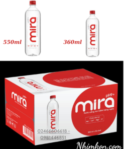 nước ion kiềm mira 360ml